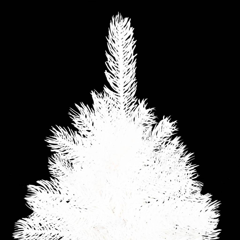 Sapin De Noël - Arbre de Noël artificiel aiguilles réalistes blanc 120 cm - Image 3