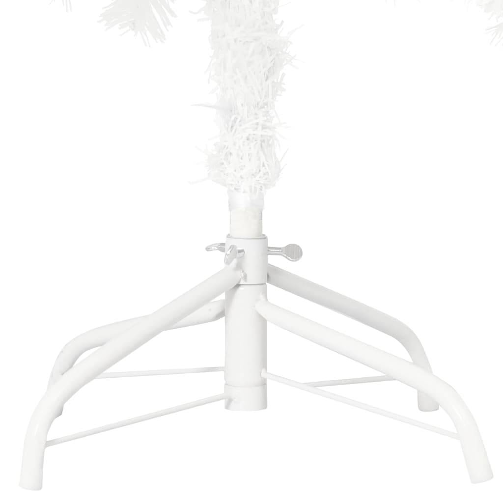 Sapin De Noël - Arbre de Noël artificiel aiguilles réalistes blanc 120 cm - Image 5
