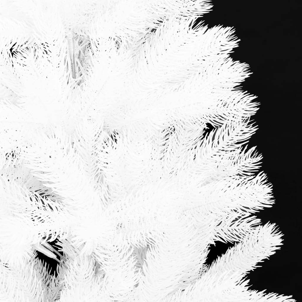 Sapin De Noël - Arbre de Noël artificiel aiguilles réalistes blanc 120 cm - Image 4
