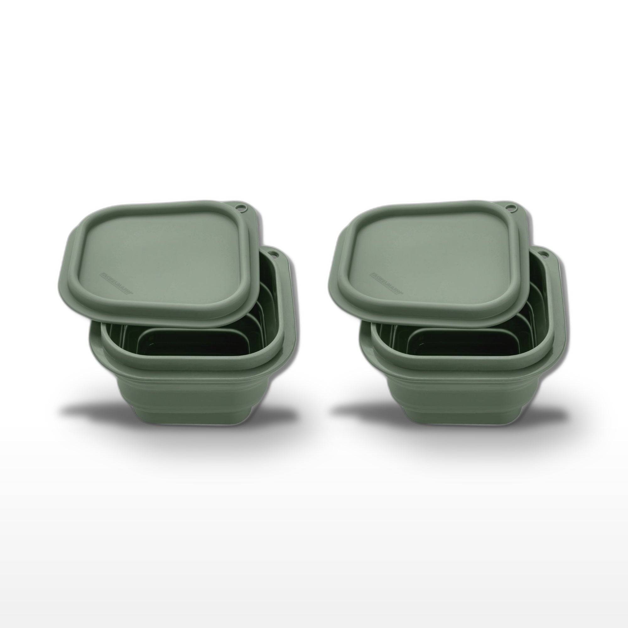 Lot de 2 lunch box 1L avec 2 ustensiles de cuisine Fackelmann Storage - Image 1