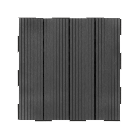 Dalle en composite Snap & Go (lot de 4) - Gris 30 x 30 cm - Snap & Go - Image 1