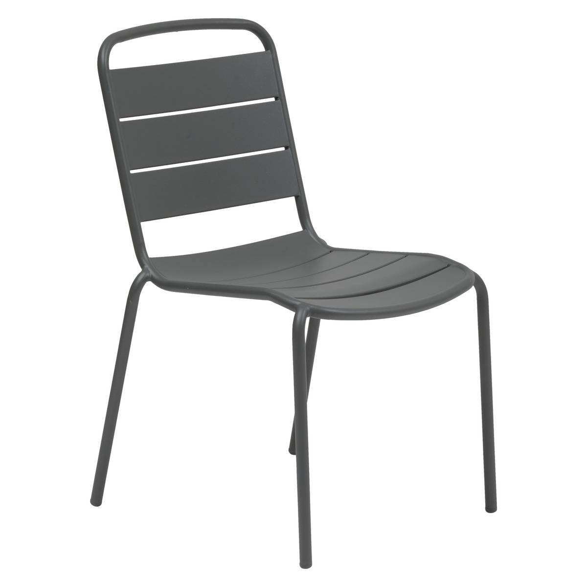 Hesperide - Chaise de jardin empilable Alegoria gris graphite Hespéride - Image 2