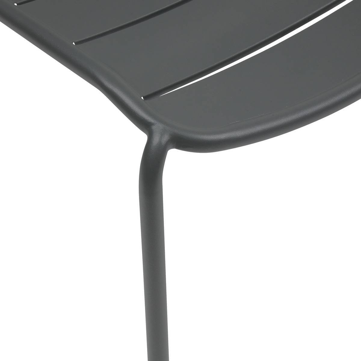 Hesperide - Chaise de jardin empilable Alegoria gris graphite - Hespéride - Image 5