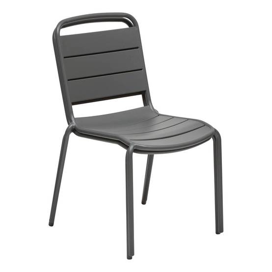Hesperide - Chaise de jardin empilable Alegoria gris graphite Hespéride - Image 4