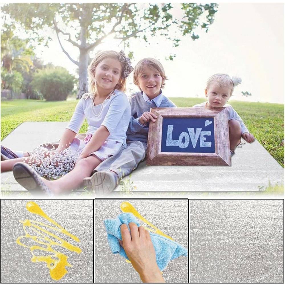 Tapis-Tapis de camping isolant 200x200 cm aluminium double face - Living123 - Image 5