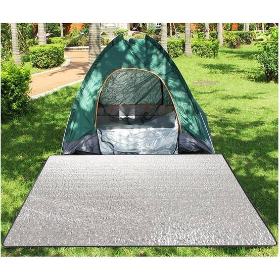 Tapis-Tapis de camping isolant 200x200 cm aluminium double face - Living123 - Image 2