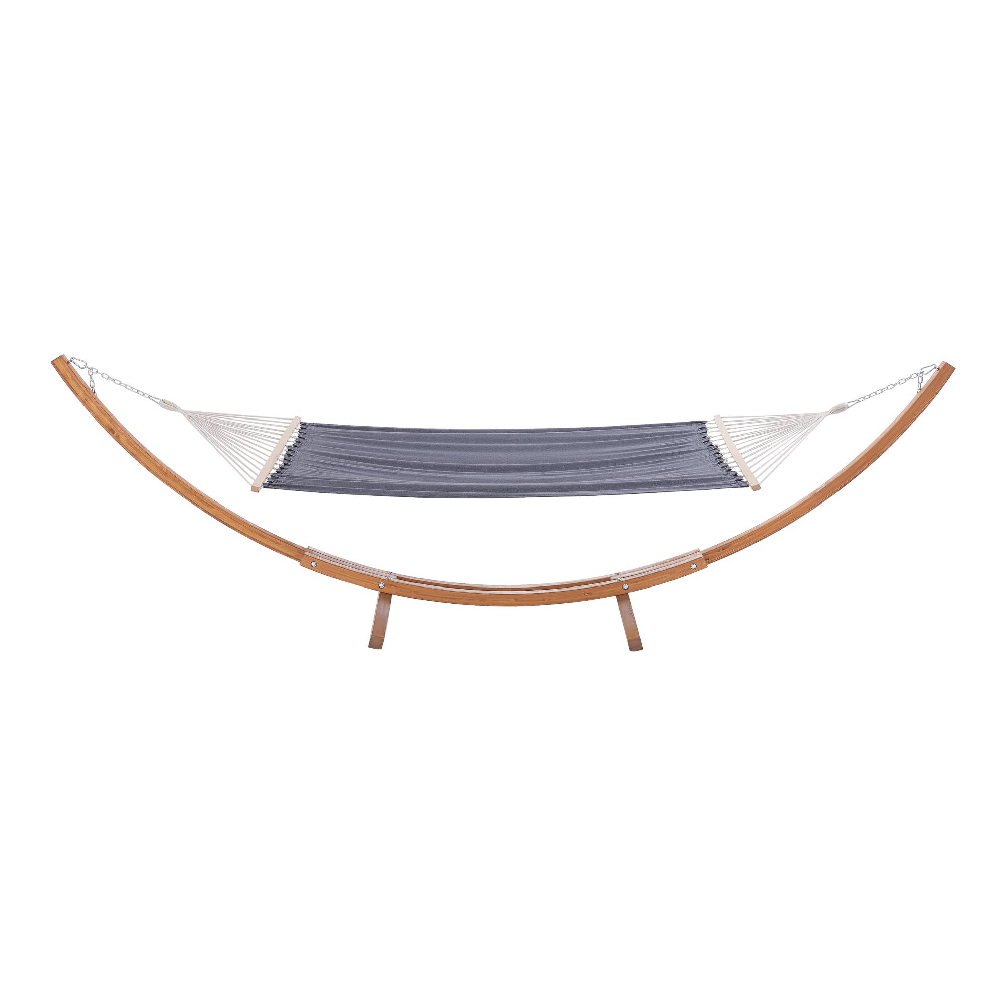 Hamac avec Grand Cadre en Bois Langadia 415 x 120 x 125 cm [en.casa] - Image 5
