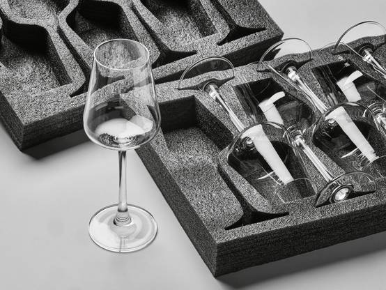 Lot de 6 Verres à vin en Cristallin (cristal sans plomb) "LAGOM", Bjorn - Image 6