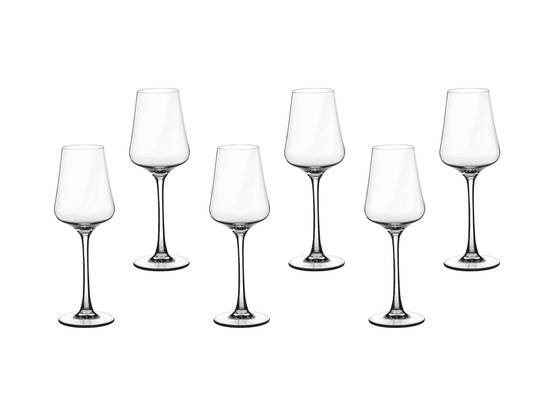 Lot de 6 Verres à vin en Cristallin (cristal sans plomb) "LAGOM", Bjorn - Image 1