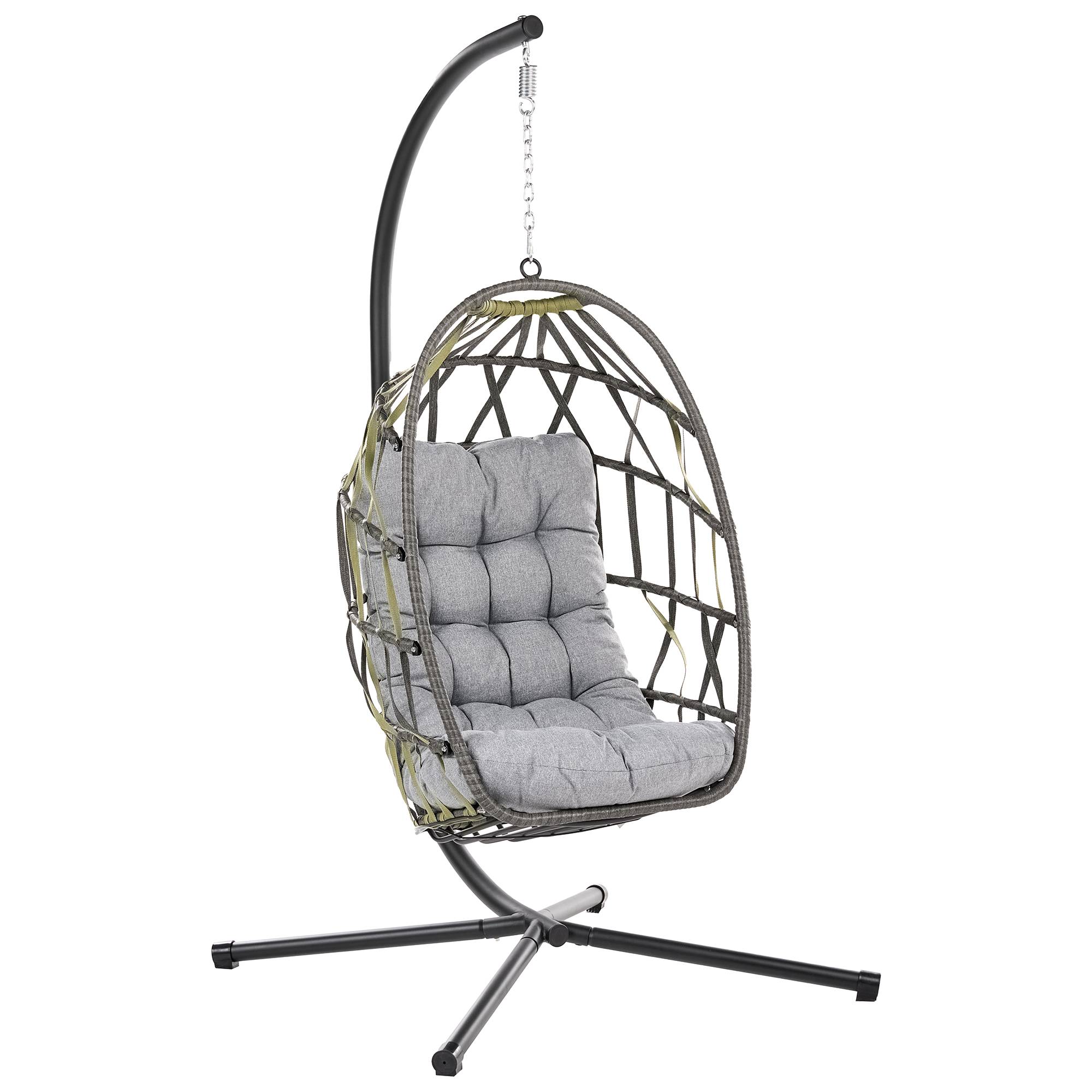 Beliani - Chaise porte-à-faux Tissu Gris GODRANO - 102x104x195- Beliani - Image 2