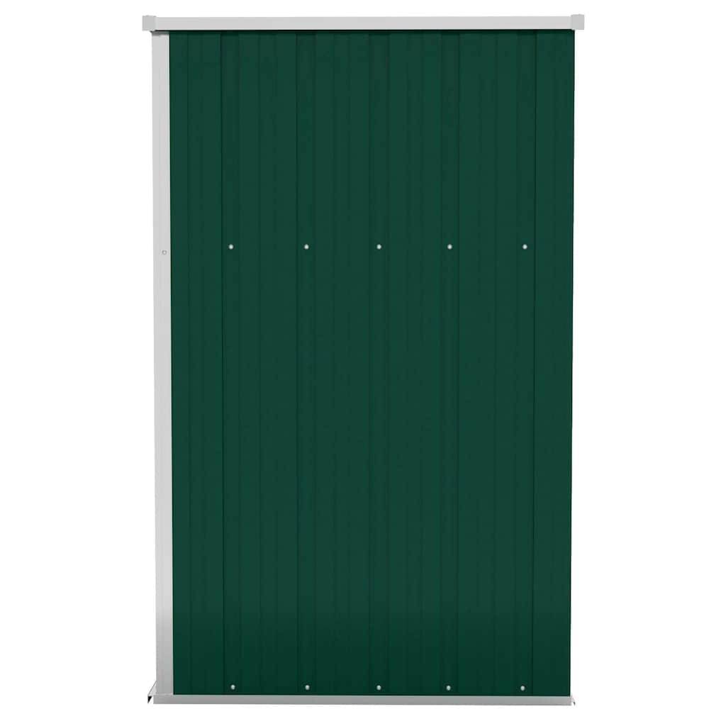 PANGIVO - Abri de jardin mural avec double porte - Acier galvanisé vert - Surface au sol 1,18m² - PANGIVO - Image 6