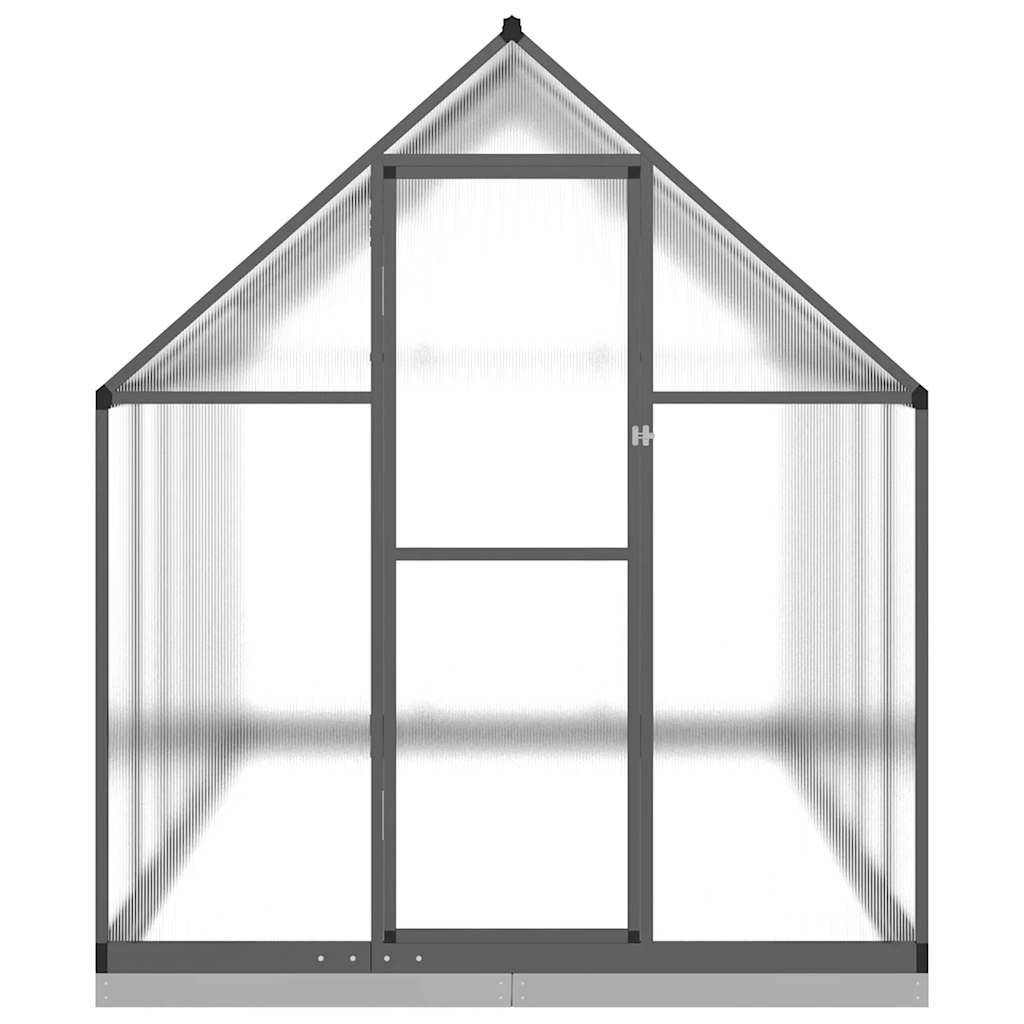 Serre Jardin Aluminium Polycarbonate Culture 5,64m² Anthracite - ComfortXL Outdoor Living - Image 3