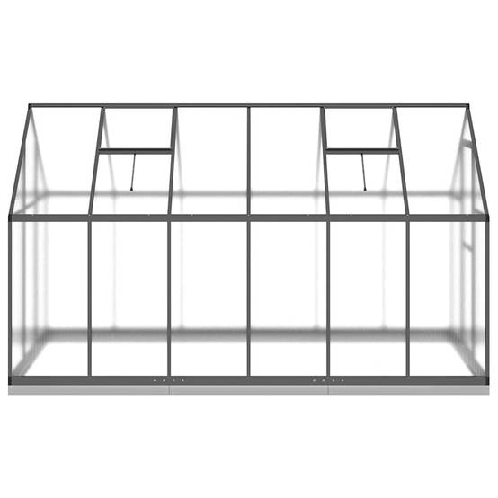 Serre Jardin Aluminium Polycarbonate Culture 5,64m² Anthracite - ComfortXL Outdoor Living - Image 4