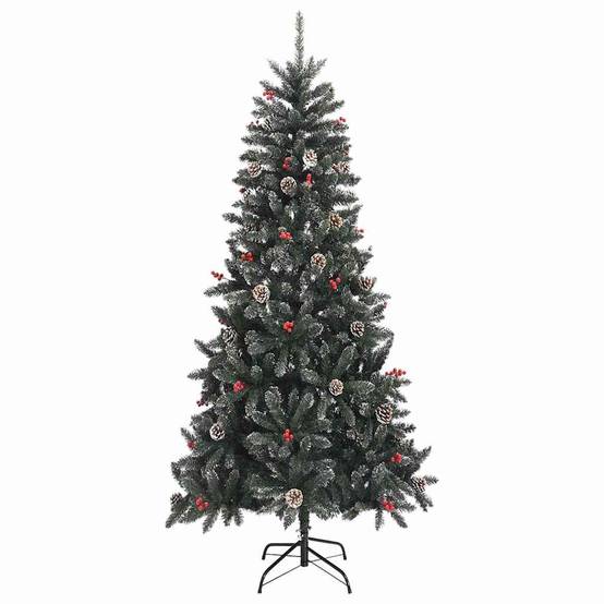 ComfortXL - Kit Sapin de Noël Enneigé 240 cm, Complet avec 300 LED, Boules et Pommes de Pin – ComfortXL Outdoor Living - Image 5