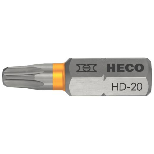 Embouts HECO SCHRAUBEN - Empreinte Heco-Drive HD-20 L 25 mm - Blister de 10 - 57095