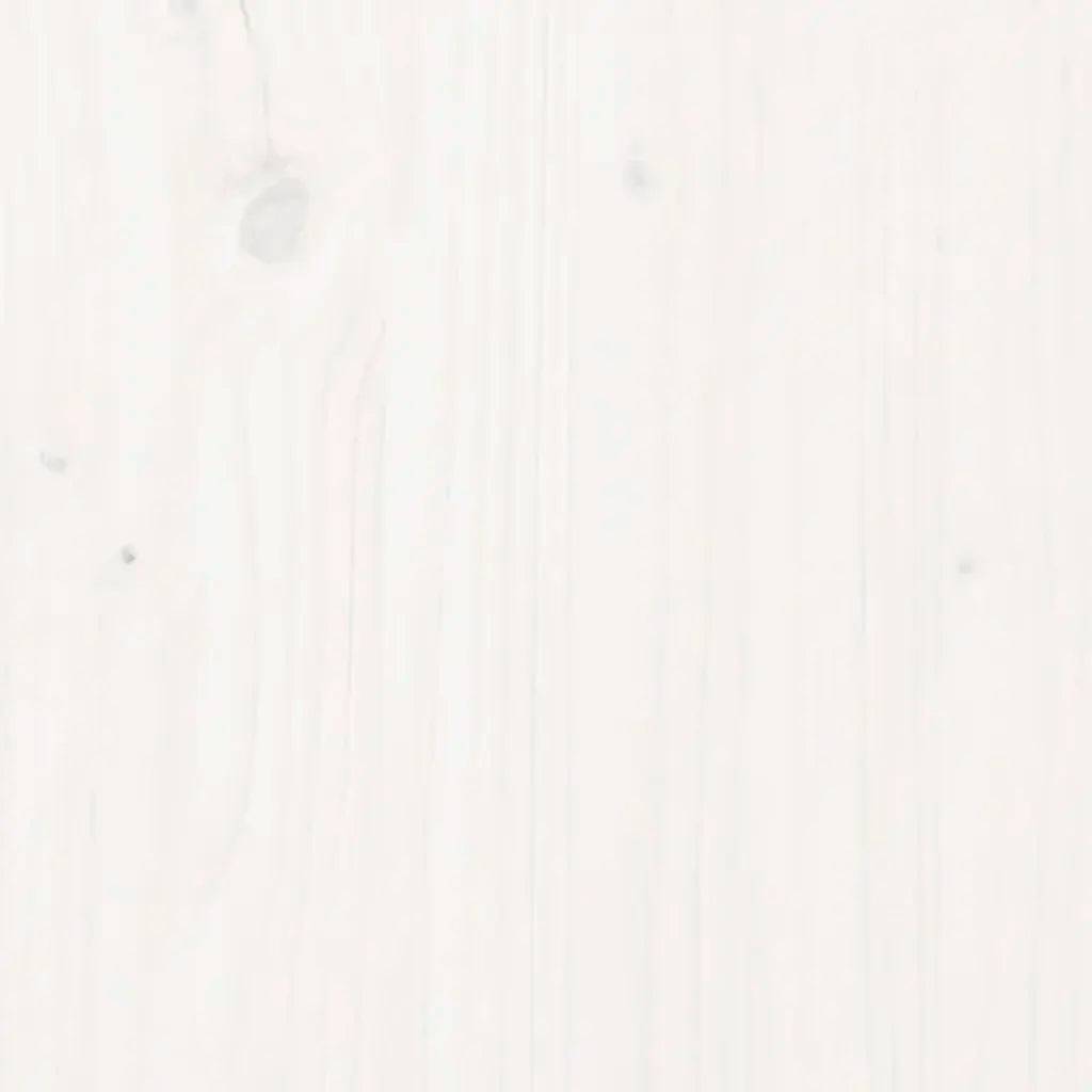Support à plantes en bois massif maison jardin 92 x 25 x 97 cm design unique ambiance cosy en pin blanc - Image 4