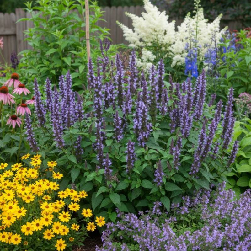 Agastache Astello Indigo à fleurs Bleue/ - feuillage Caduc - Godet - 5/20 cm - Image 1