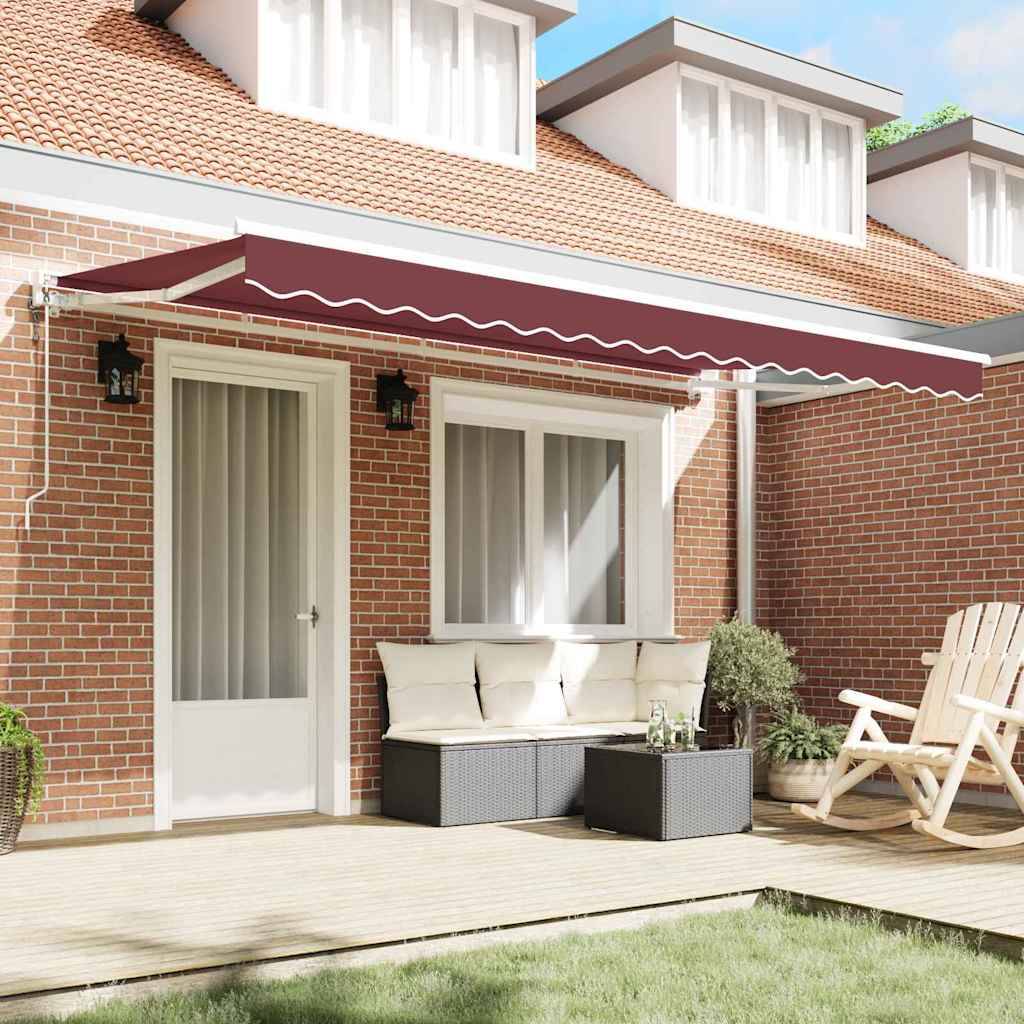 PANGIVO - Store rétractable Bordeaux polyester 350 x 200 x 165 cm, 3329668 - PANGIVO - Image 3