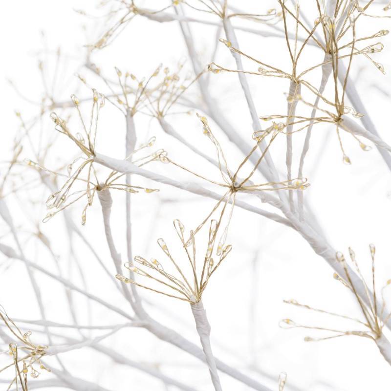 Lotti - Branche Sphère Riche RICH Blanche Ø100cm 3780 MicroLED FlashLED avec Rameaux de Led 5m+Ø100cm Lotti - Image 6