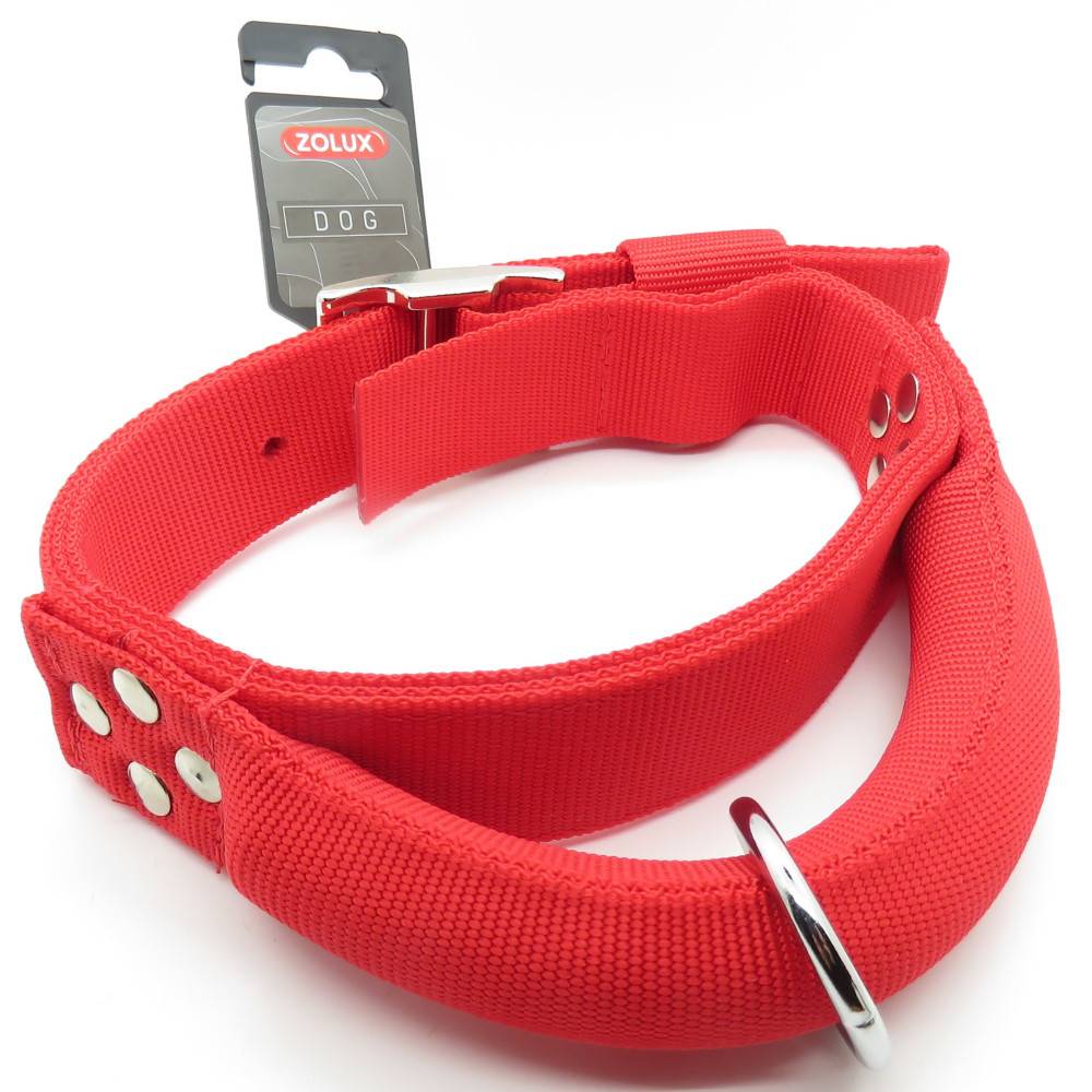 Zolux - Collier avec poignée T 60 cm. rouge pour chien. - Image 1
