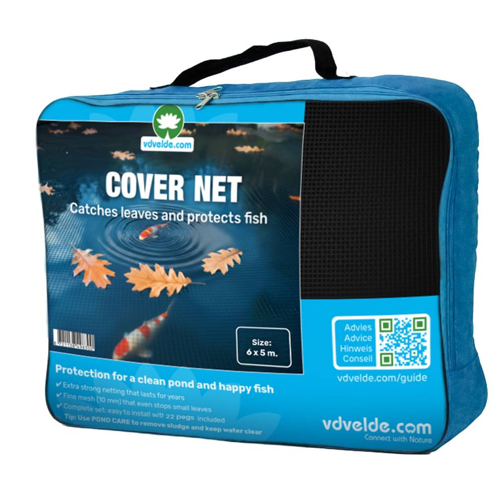 COVER NET filet de bassin 6x5 m - Maille 10mm - Noir/Vert - Anti-Hérons - Image 3