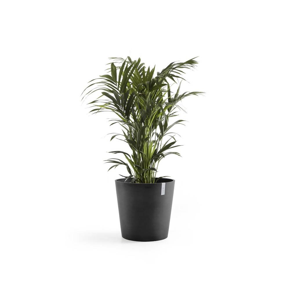 Ecopots - Pot Rond Amsterdam 50 Gris Foncé + réservoir d'eau - Ø 50 x H. 43,8 cm - 62 L ECOPOTS - Image 2