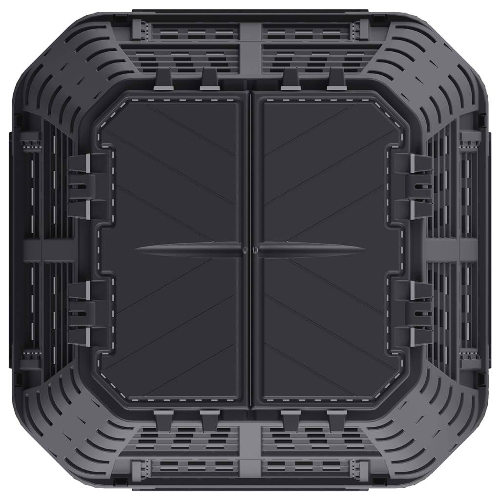 ComfortXL - Grand composteur de jardin 740 L en plastique pour déchets verts Noir – ComfortXL Outdoor Living - Image 4