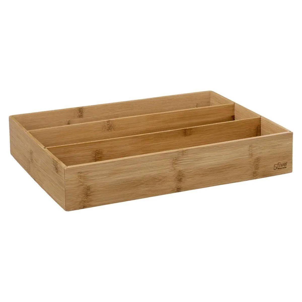 Range-Couverts en Bambou "Tidy Smart" 38cm Naturel - Image 1