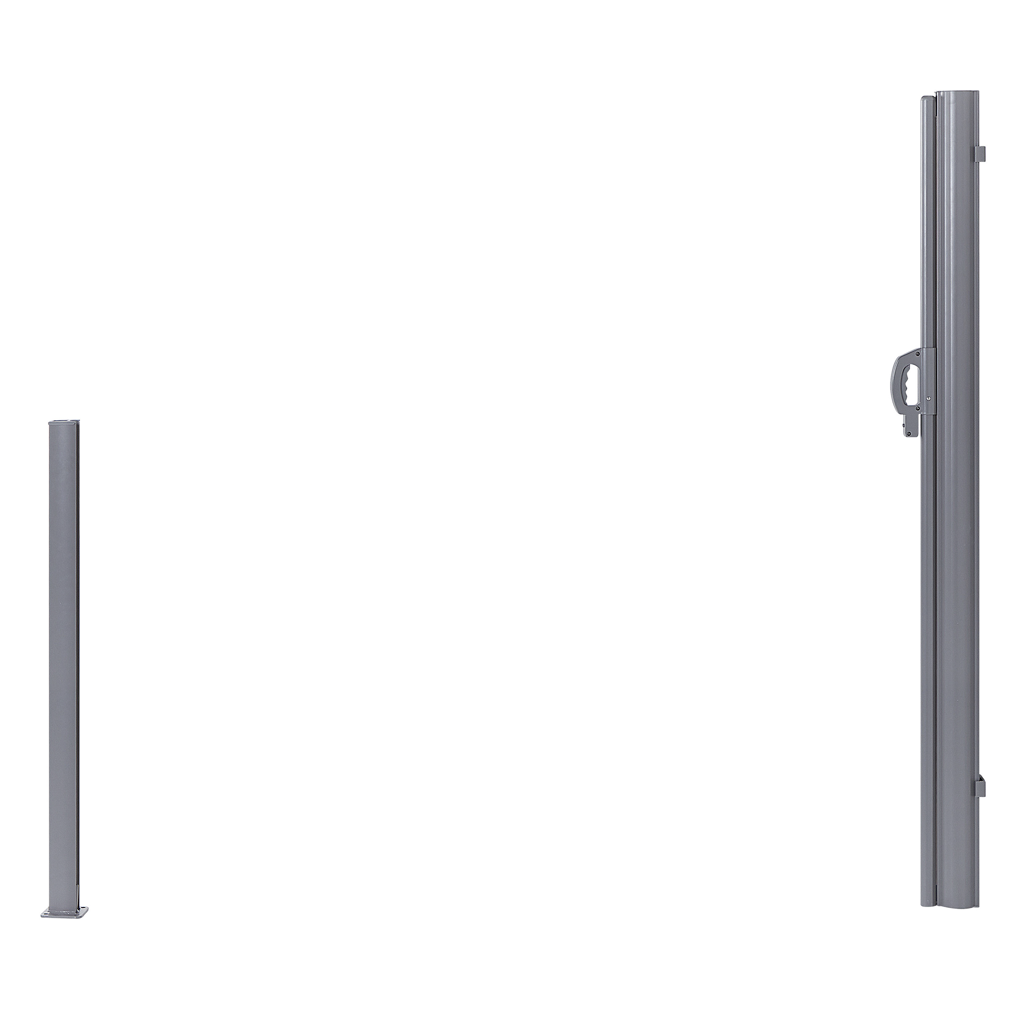 Beliani - Auvent latéral Tissu Gris clair DORIO - Beliani - Image 6