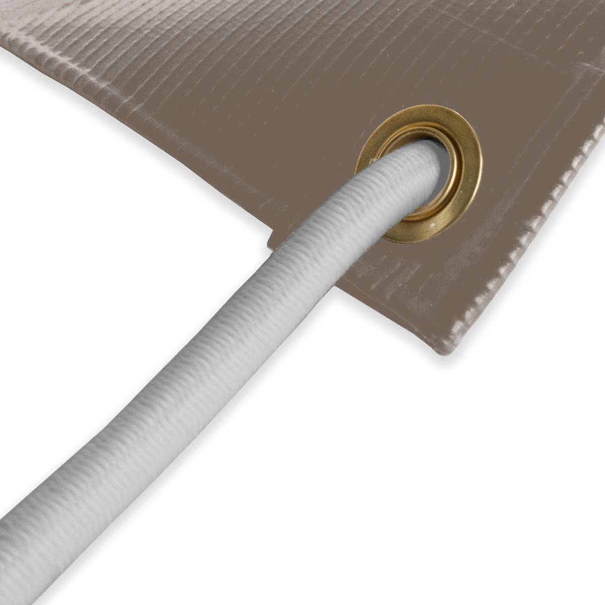 Pack Toile Pergola Taupe 3x4 m + Sandow Gris 20m - Bâche Pergola prête à poser LP640PR Garantie 8 ans TECPLAST - Image 2