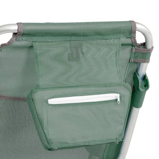Oviala - Fauteuil clic clac des plages en polyester vert amande Clic Clac des plages - Oviala - Image 5