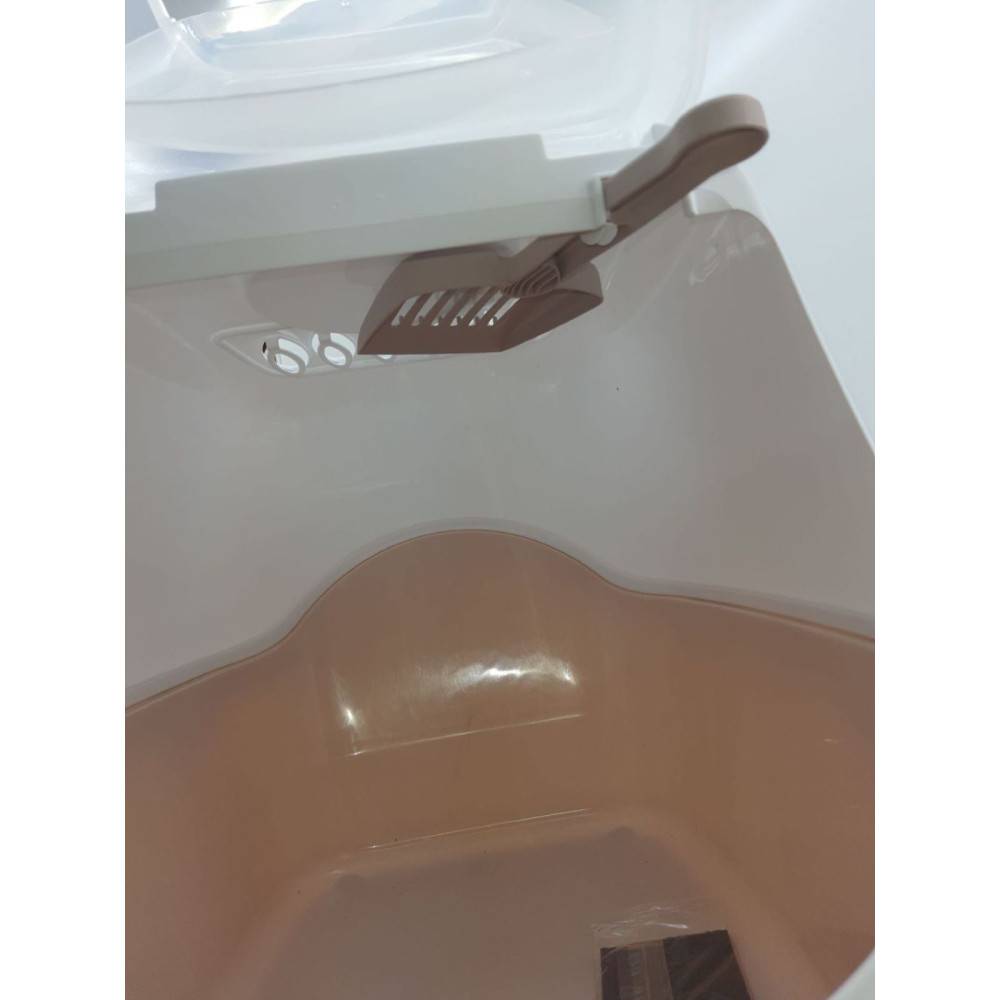 animallparadise - Maison de toilette Cathy Easy clean rose clair 40 x 56 x H40 cm pour chat - Image 6
