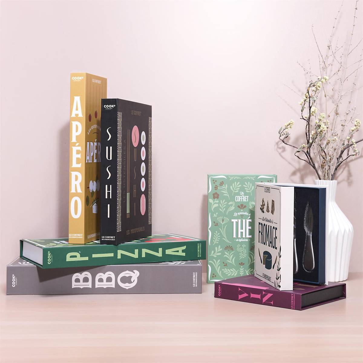 Cook Concept - Coffret Vin 5 Pièces "Livre" 18cm Violet - Image 7