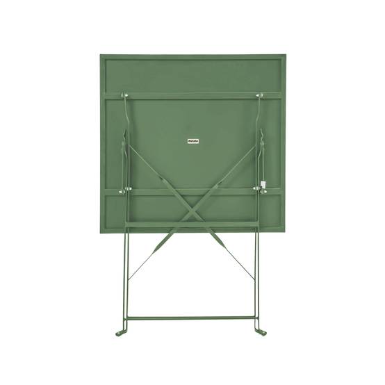 Oviala - Table de jardin pliante bistrot en acier 60 cm vert cactus Rome - Oviala - Image 2
