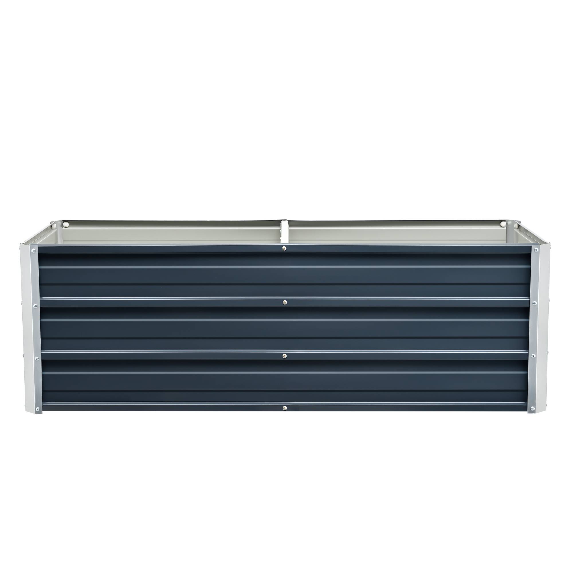 Jardinière Nijmegen à barre de séparation 125 x 47 x 40 cm anthracite [en.casa] - Image 5