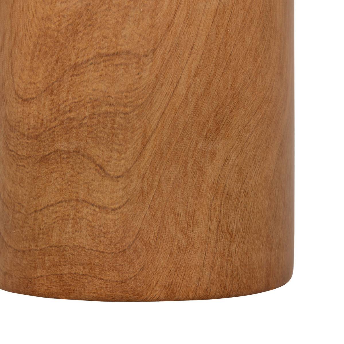 Vase haut en céramique effet bois D 12 x H 30 cm - Image 3