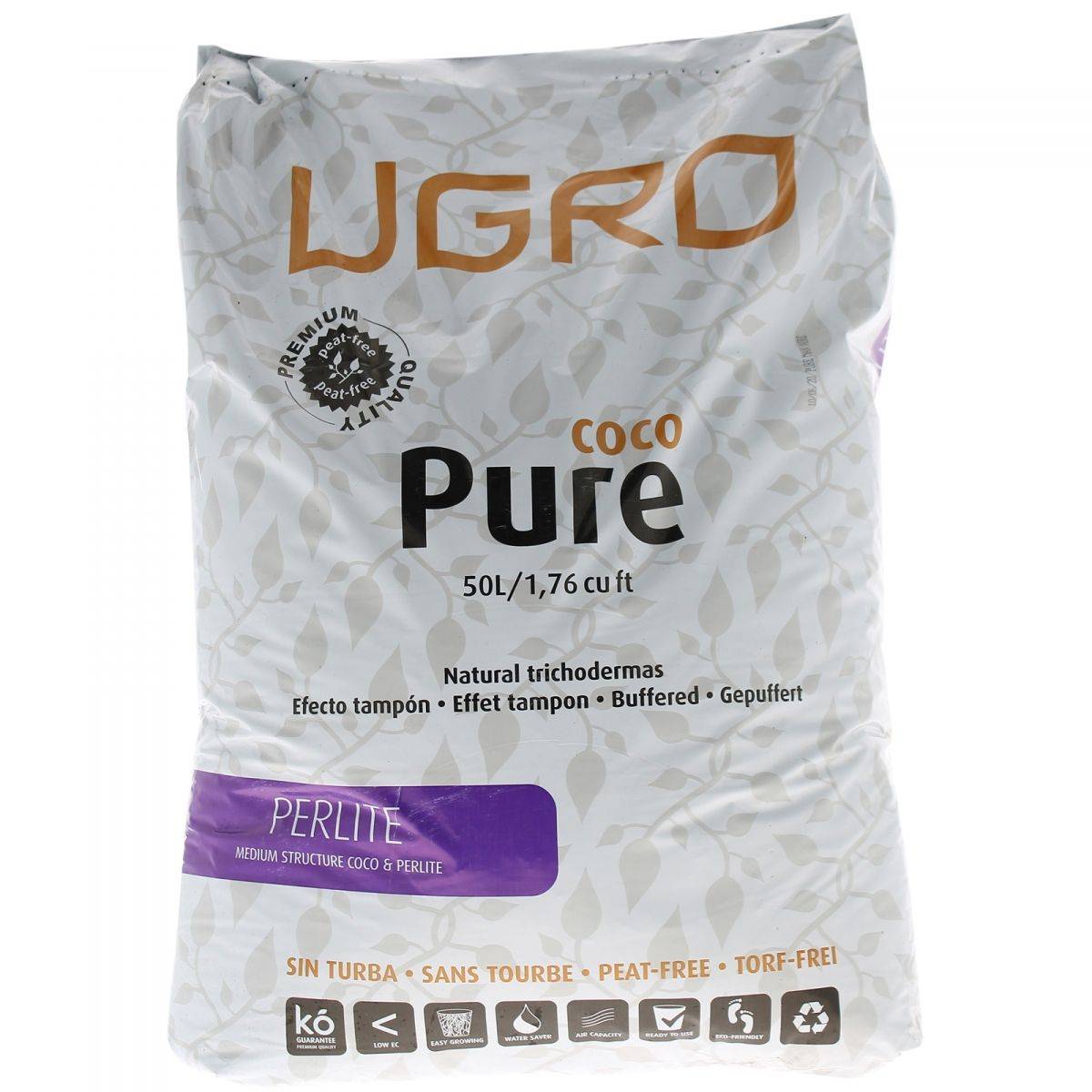 Pure coco perlite UGRO 50 litres - Image 1