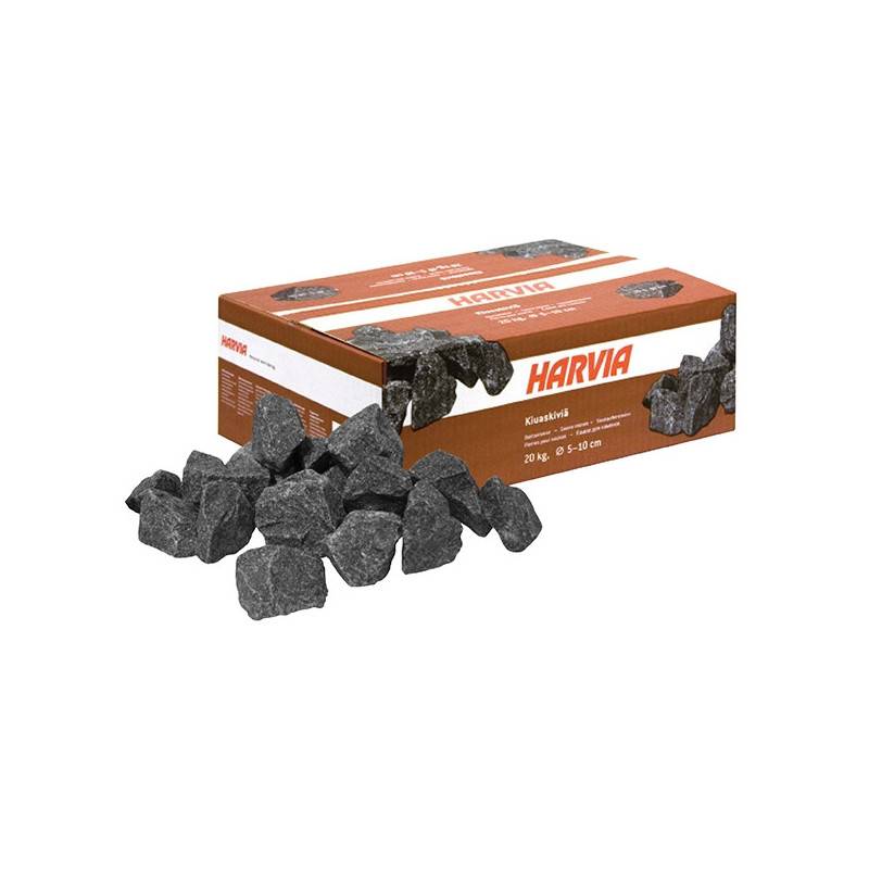 Harvia - Pierres pour poêle électrique Harvia 20kg Ø 10-15 cm