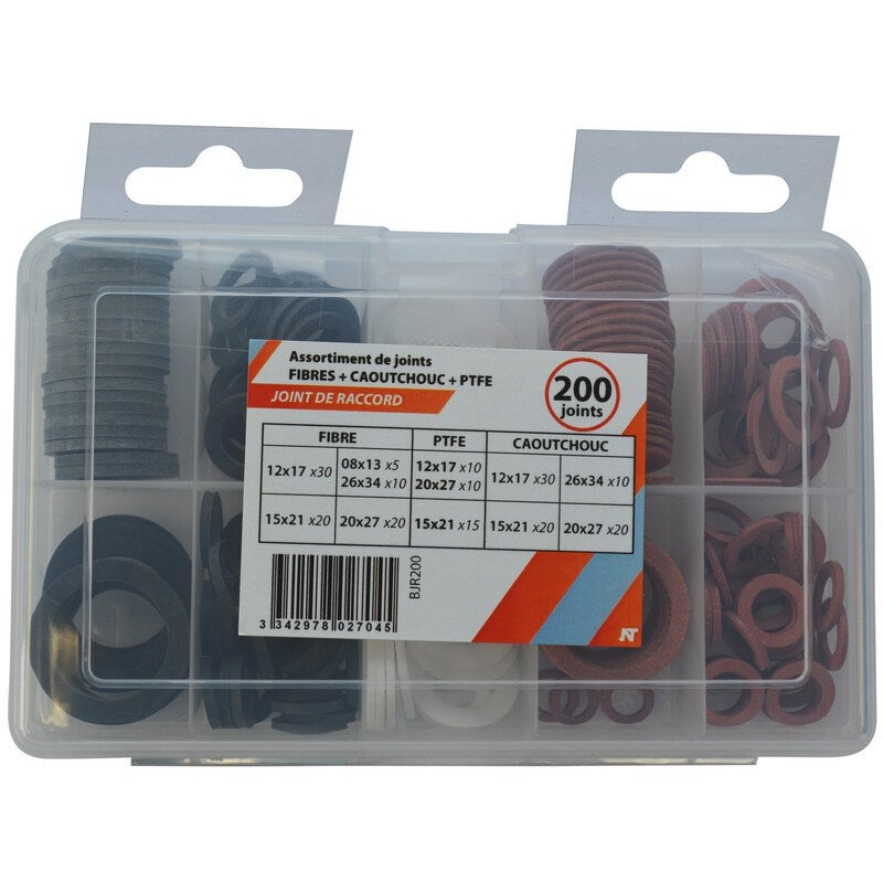 Coffret 200 joints raccord fibre - NOYON ET THIEBAULT - BJR200 - Image 1