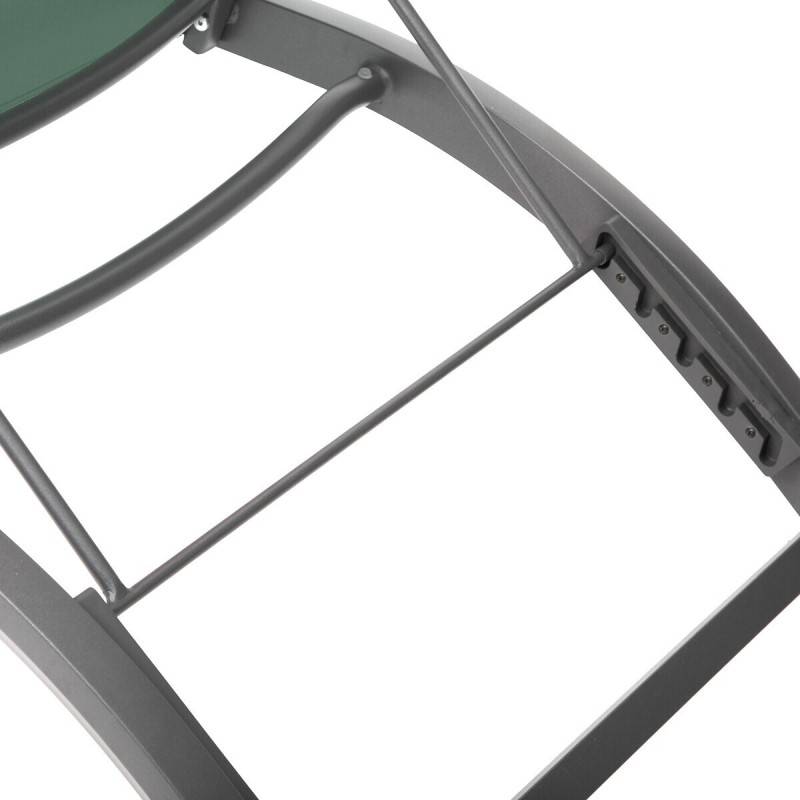 Hesperide - Transat "Milenio" vert olive & graphite 2 roues en aluminium traité époxy Hespéride - Image 7