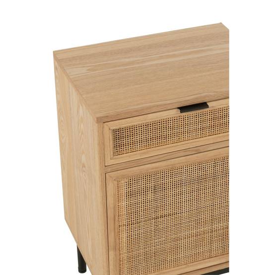 Table de Chevet Cannage "Kory" 70cm Naturel - Image 6