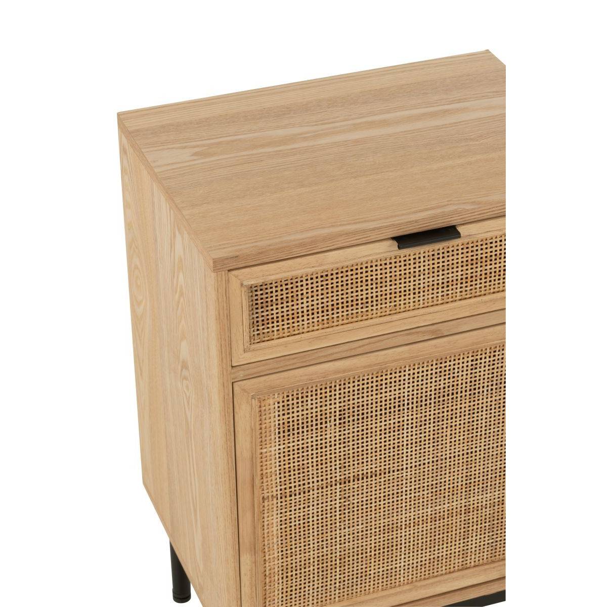 Table de Chevet Cannage "Kory" 70cm Naturel - Image 6