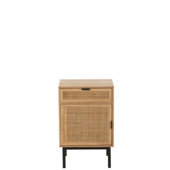 Table de Chevet Cannage "Kory" 70cm Naturel - Image 2