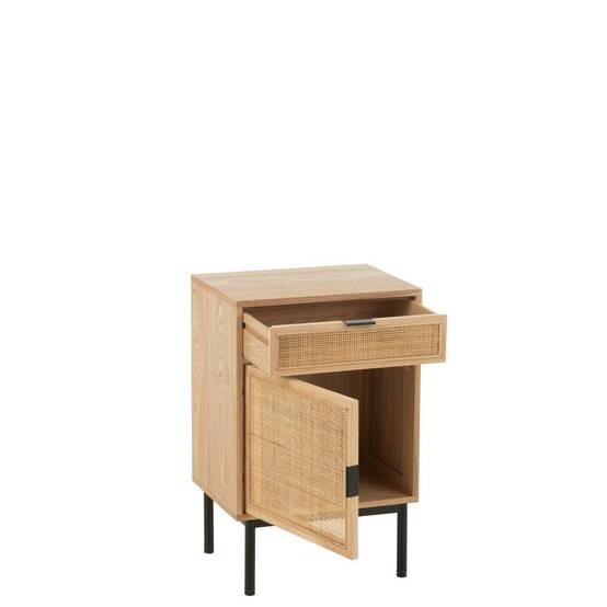 Table de Chevet Cannage "Kory" 70cm Naturel - Image 3