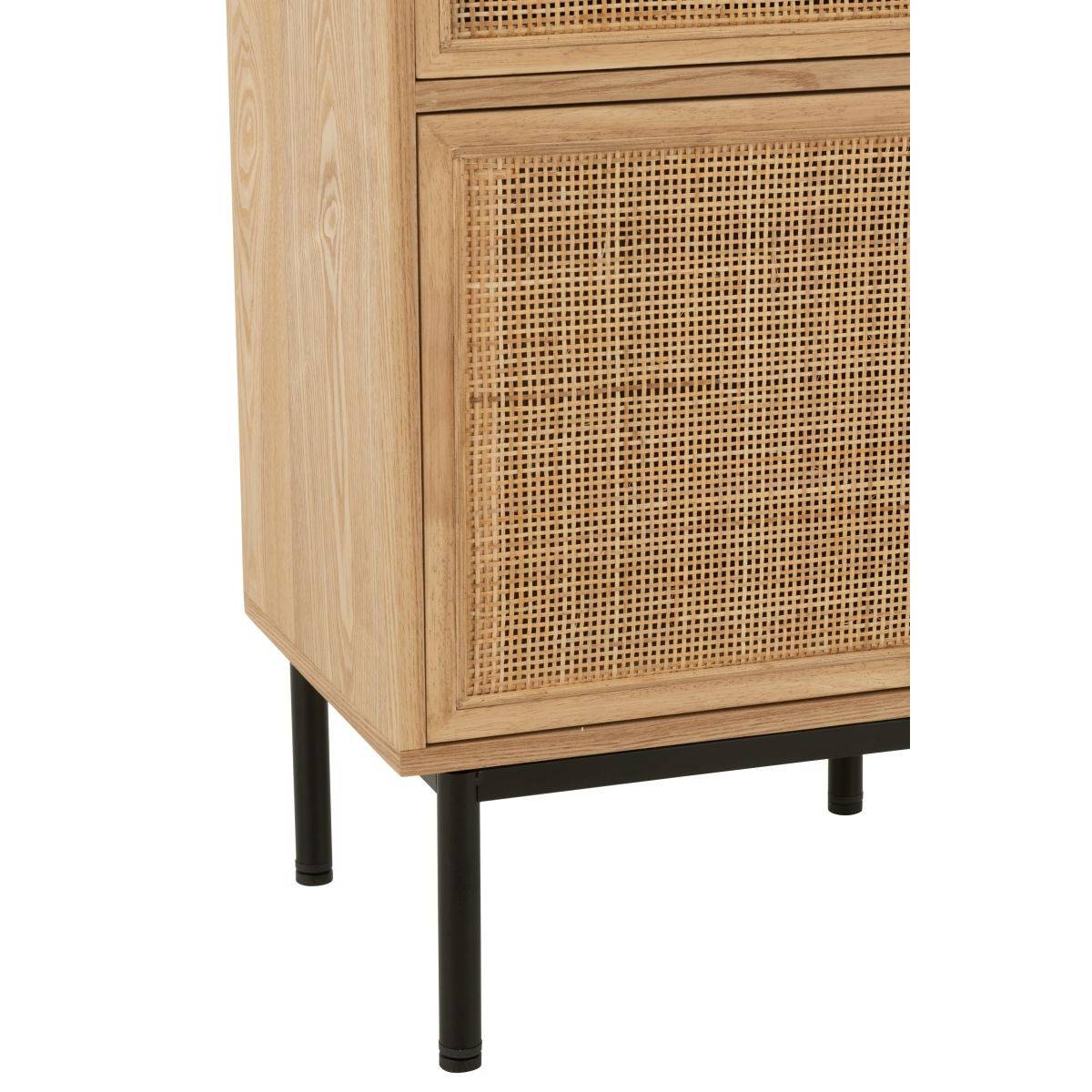 Table de Chevet Cannage "Kory" 70cm Naturel - Image 8