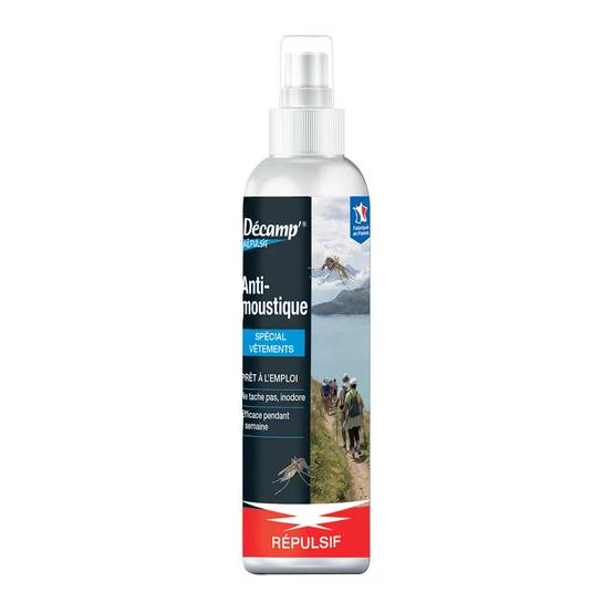 Anti-moustiques vêtements Décamp 125 ml – protection 7 jours - Image 1