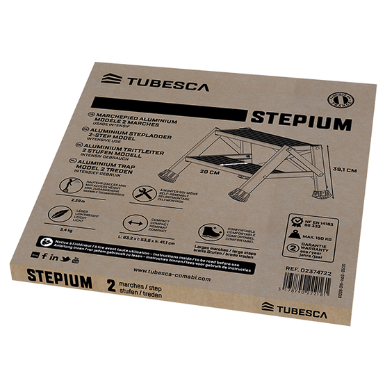 Marchepied STEPIUM 2 marches | 02374722 - Tubesca - Image 2