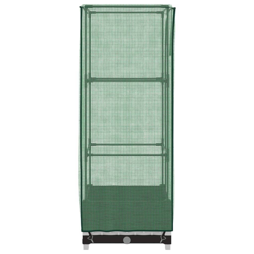 Vidaxl - Jardinière surélevée avec housse aspect rotin 40x40x123 cm vidaXL 4015837 - Image 6