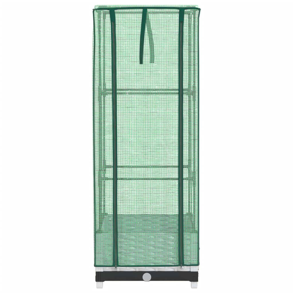 Vidaxl - Jardinière surélevée avec housse aspect rotin 40x40x123 cm vidaXL 4015837 - Image 9