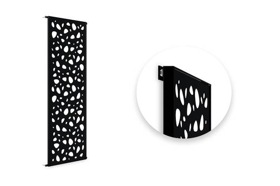 Casanoov Lot de 3 panneaux décoratifs SUNNY Noir H.160 cm motifs intégral - Image 6